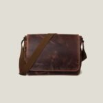 Leather Satchel Messenger Bag